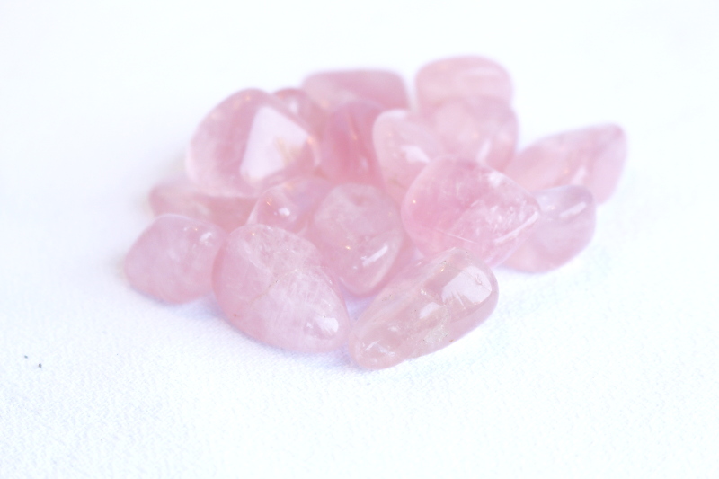 quartz rose roulé