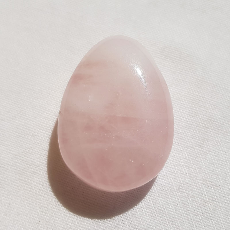 pendentif goutte en quartz rose