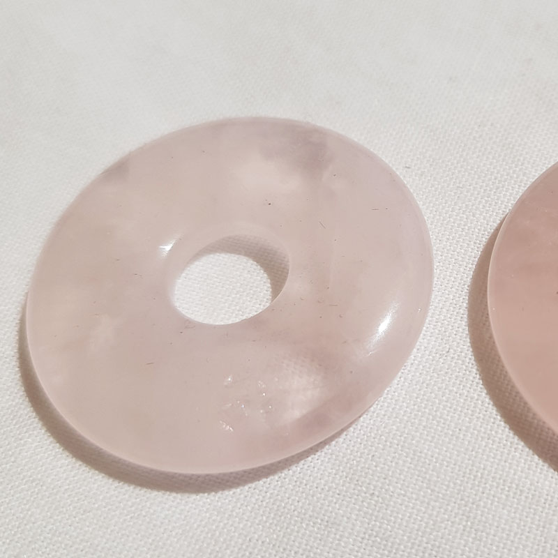 pendentif pi en quartz rose
